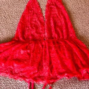 Victoria’s Secret red babydoll